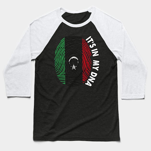 Libya Baseball T-Shirt by mamabirds